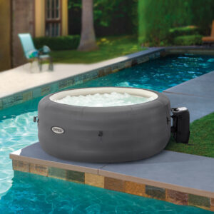 SimpleSpa Bubble Massage Inflatable Hot Tub -- 4 Person